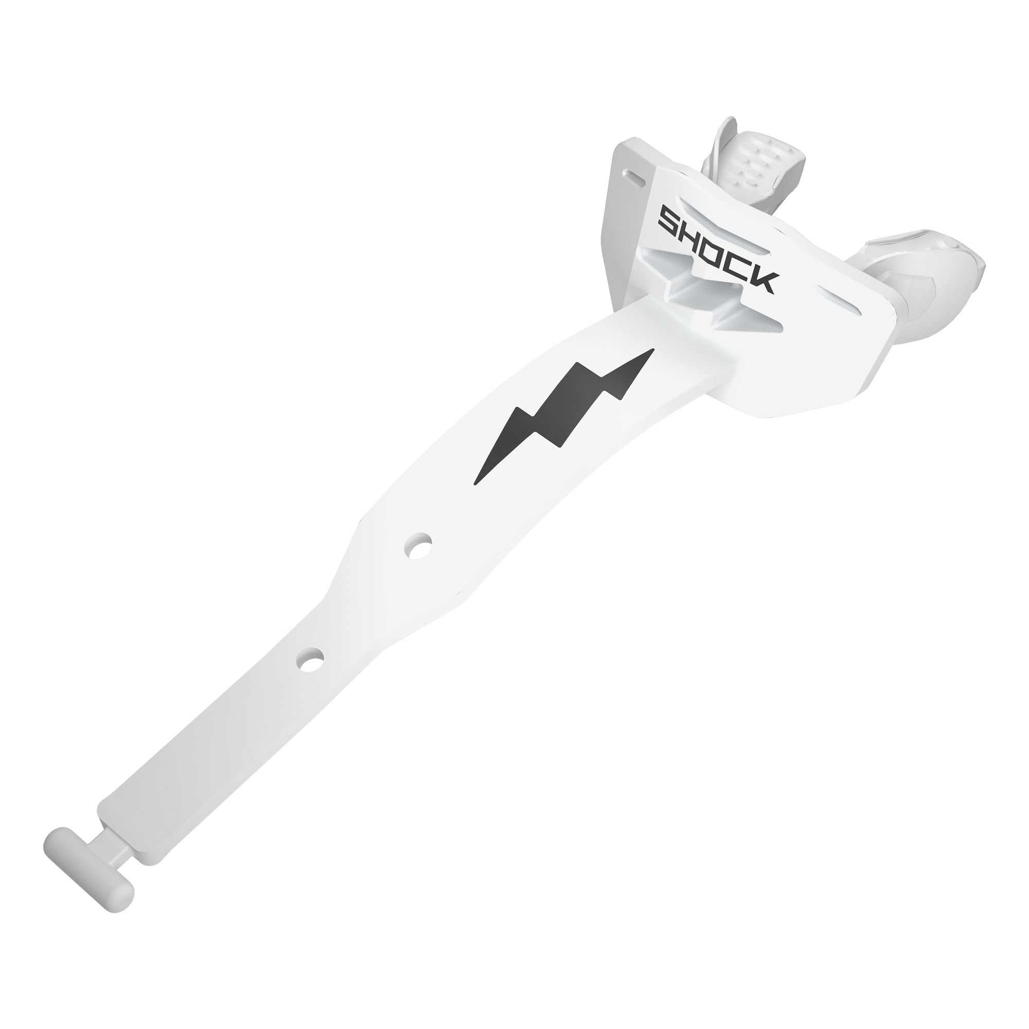 Shock Doctor Thunder Bolt Lip Guard - White/Black - WHITE/BLACK